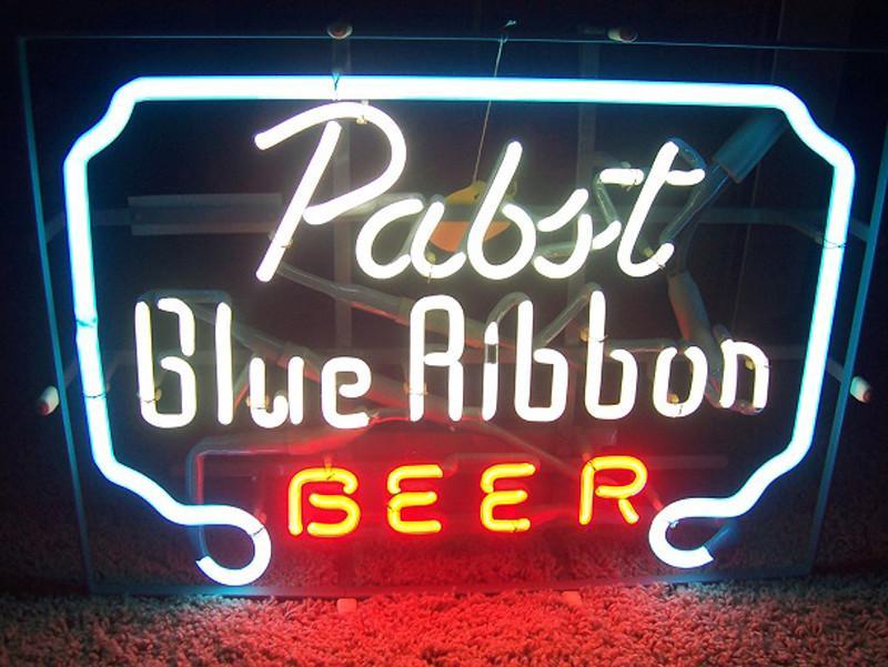 Custom Pabst Blue Ribbon Beer Neon Sign