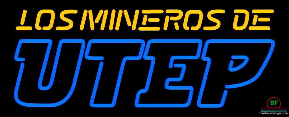 Custom UTEP Miners Neon Sign NCAA Teams Neon Light