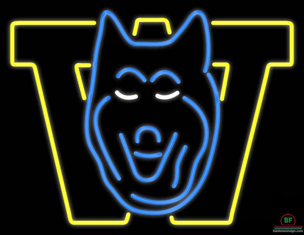 Custom Washington Huskies Neon Sign NCAA Teams Neon Light
