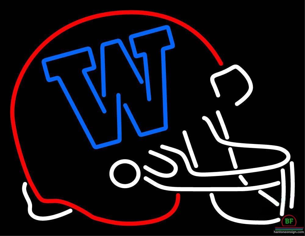 Custom Washington Huskies NCAA Helmet Sports Neon Sign Tube Neon Light