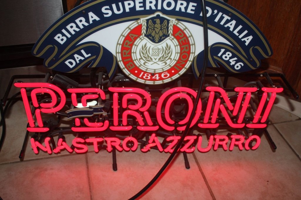 Peroni Italian Beer Hub Bar Display Advertising Neon Sign 