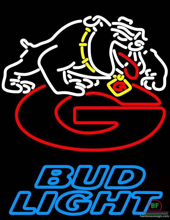 Custom Bud Light Florida State University Georgia Bulldogs Neon Sign NCAA Teams Neon Light