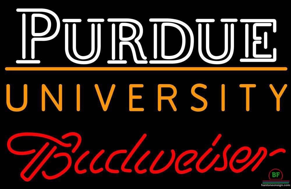 Custom Budweiser Purdue University Neon Sign NCAA Teams Neon Light