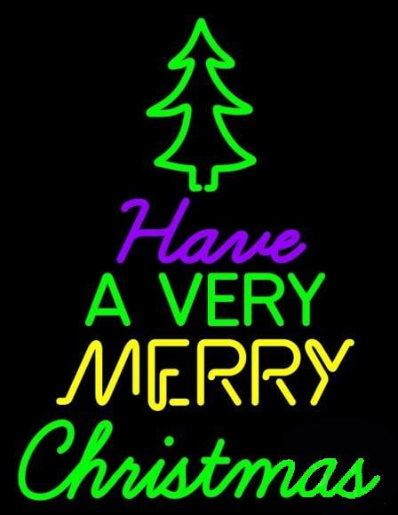 Custom Marry Christma Neon Sign Real Neon Light