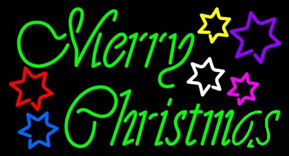 Custom Marry Christma Neon Sign Real Neon Light