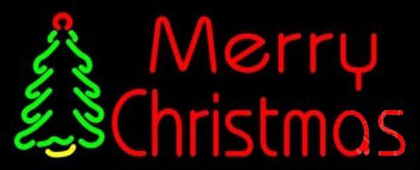 Custom Marry Christma Neon Sign Real Neon Light