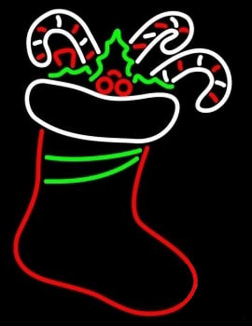 Custom Red Christmas Stock Neon Sign Real Neon Light