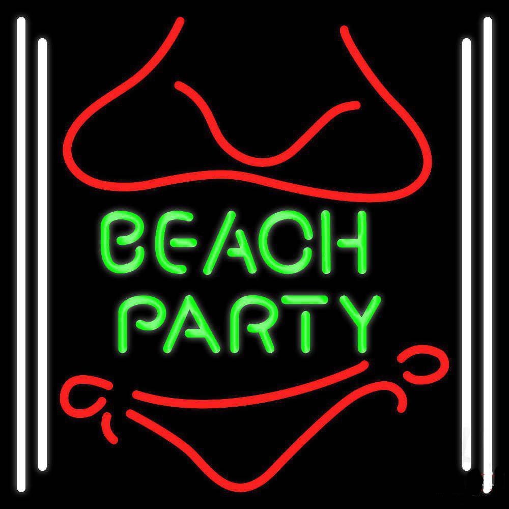 Custom Beach Party Neon Sign Real Neon Light
