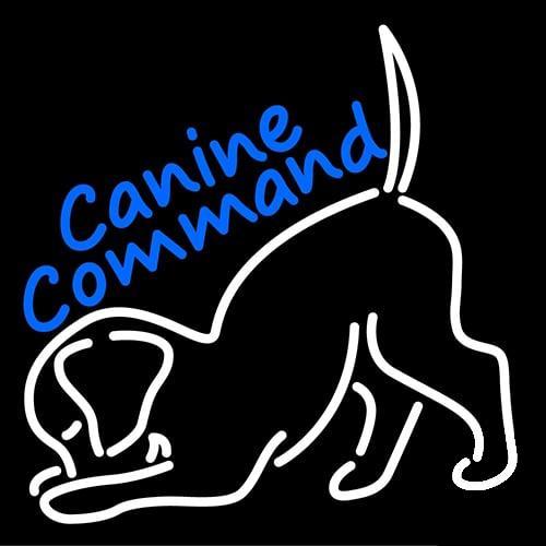 Custom Canine Command Neon Sign Real Neon Light