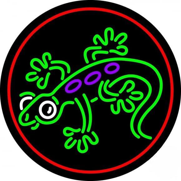 Custom Lizard Neon Sign Real Neon Light
