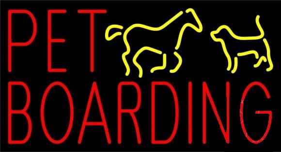Custom Pet Boarding 1 Neon Sign Real Neon Light
