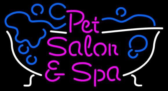 Custom Pet Salon And Spa Neon Sign Real Neon Light