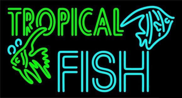Custom Tropical Fish Neon Sign Real Neon Light