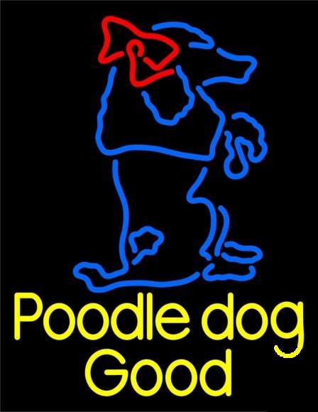 Custom Poodle Dog Good Neon Sign Real Neon Light