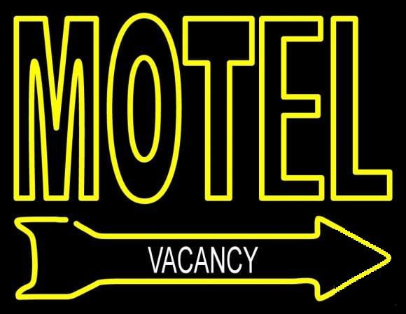 Custom Motel Vacancy Neon Sign Real Neon Light