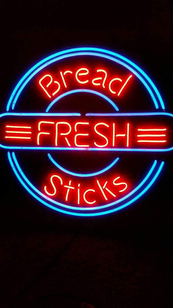 Custom Bread Sticks Fresh Neon Sign Real Neon Light