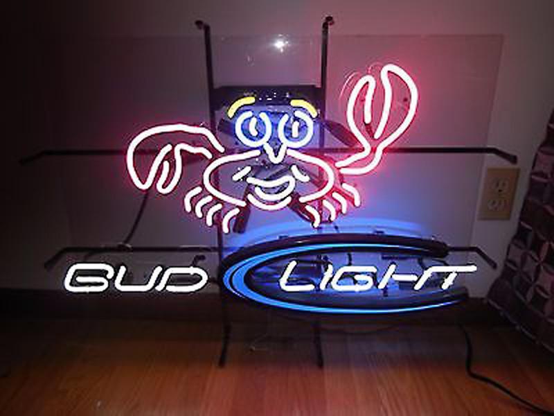 Custom Bud Light Crab Neon Sign