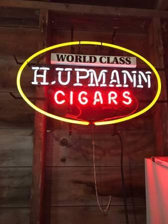 Custom H. Upmann Cigars Neon Sign Real Neon Light