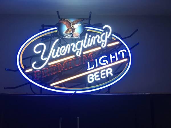 Custom Yuengling Light Premium Light Beer Neon Sign Real Neon Light
