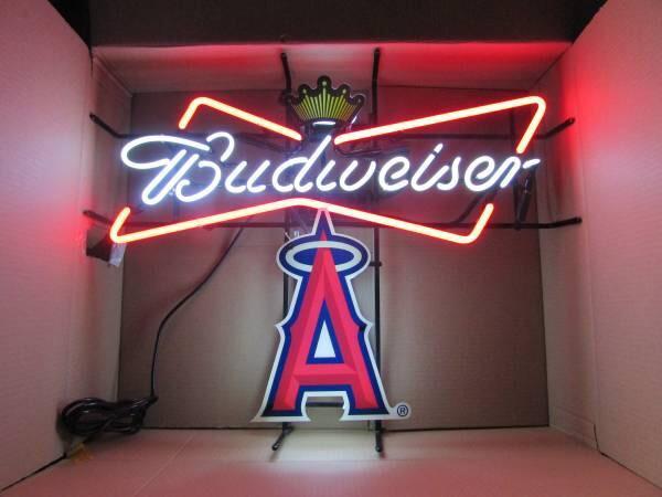 Custom Budweiser Los Angeles Angels Neon Sign MLB Teams Neon Light Real Neon Light