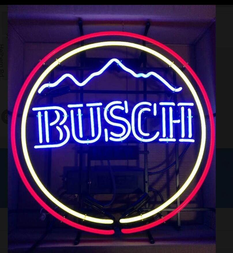 Custom Busch Light Neon Sign Real Neon Light