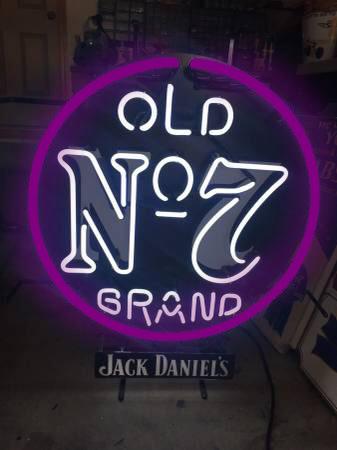 Custom Jack Daniels Old No 2 Grand Neon Sign Real Neon Light