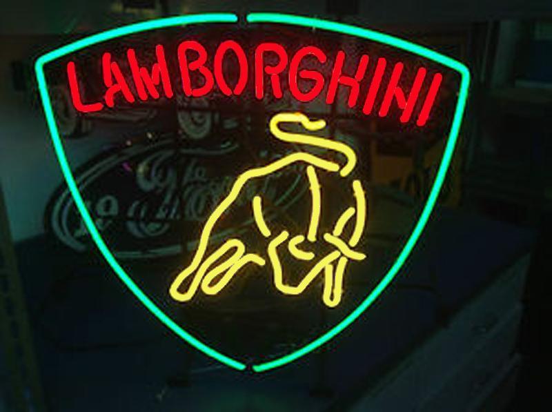 Custom Lamborghini Auto Car Neon Sign Real Neon Light