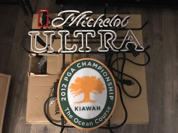 Custom Michelob Ultra 2012 Pga Championship Neon Sign Real Neon Light
