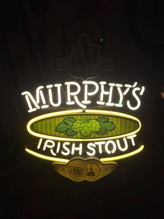 Custom Murphy's Irish Stout Neon Sign Real Neon Light