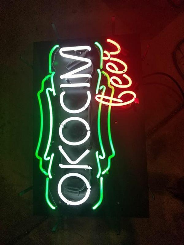 Custom Okocim Beer Neon Sign Real Neon Light