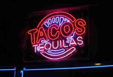 Custom Tacos Tequilas Neon Sign Real Neon Light