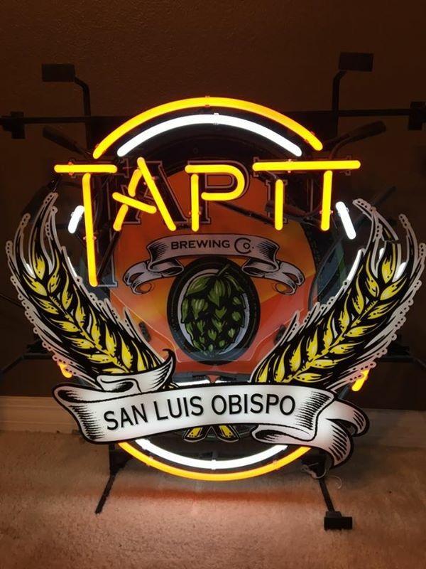 Custom Tap It Brewing San Luis Obispo Neon Sign Real Neon Light