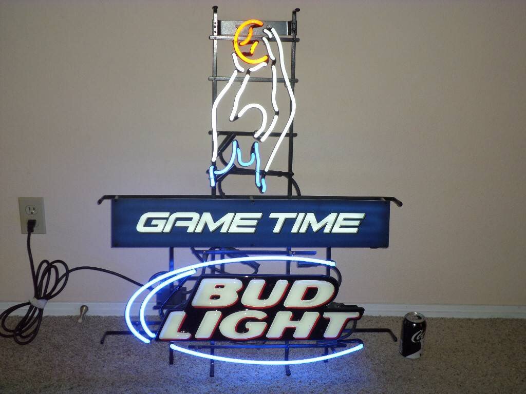 Custom Bud Light NBA Game Time Neon Sign Tube Neon Light