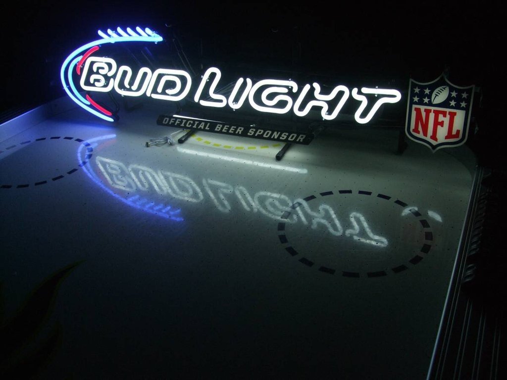 Custom Bud Light NFL Official Beer Sponsor Neon Sign Tube Neon Light