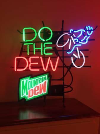 Custom DO THE DEW Neon Sign Tube Neon Light