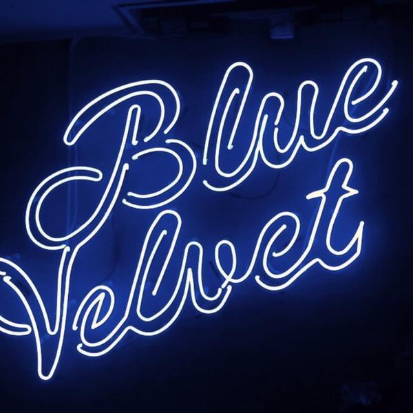 Custom Blue Velvet Beer Neon Sign Tube Neon Light