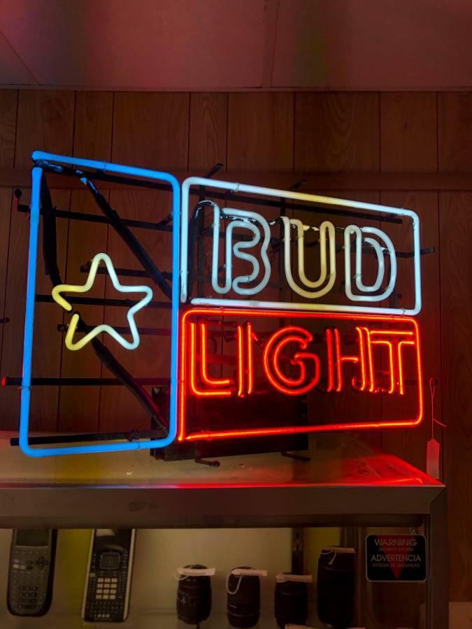 Custom Bud Light Texas Neon Sign Tube Neon Light