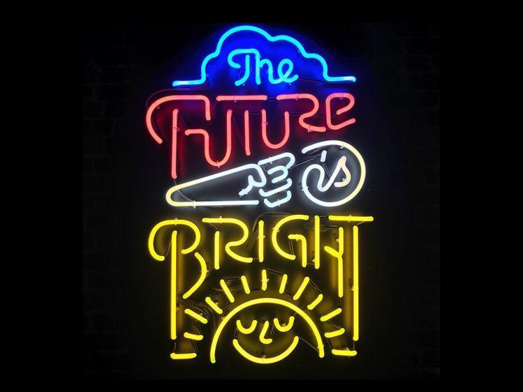 Custom The Future Is Bright Neon Sign Tube Neon Light