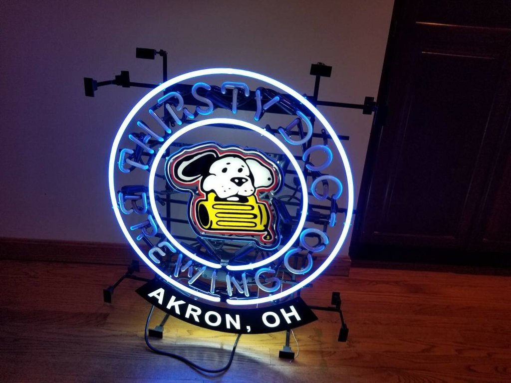Custom Thirsty Dog Brewing Co Akron Oh Neon Sign Tube Neon Light