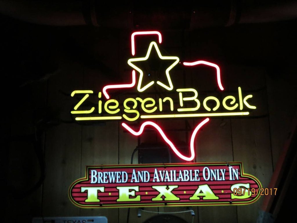Custom Ziegenbock Texas Neon Sign Tube Neon Light
