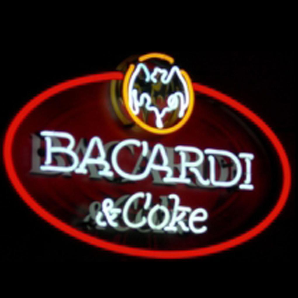 Custom Bacardi and Coke Neon Sign Tube Neon Light