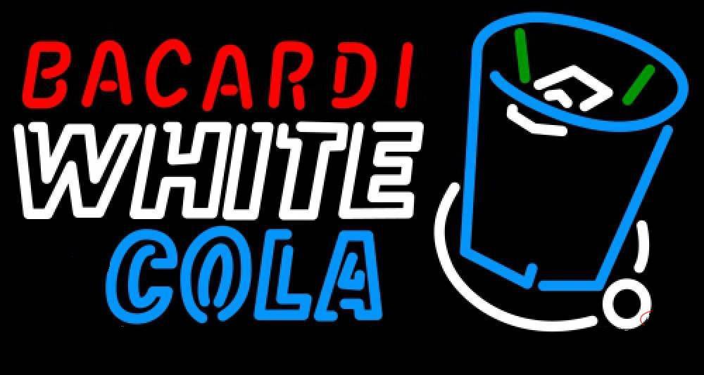 Custom Bacardi White Cola Neon Sign Tube Neon Light