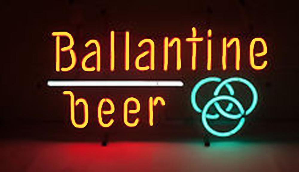 Custom Ballantine Beer Neon Sign Real Neon Light