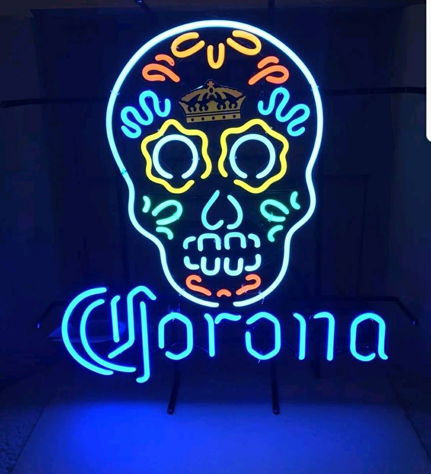 Custom Corona Dia De Los Muertos Neon Sign Tube Neon Light