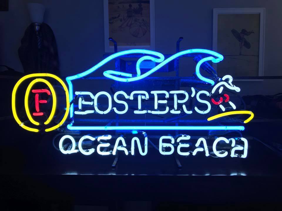 Custom Ocean Beach Foster's Beer Neon Sign Tube Neon Light