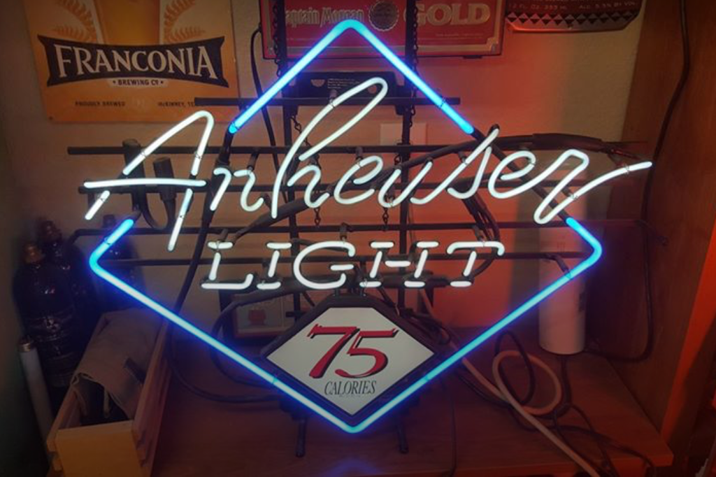 Custom Anheuser Light Neon Sgin Tube Neon Light