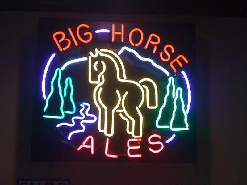 Custom Big Horse Ales Neon Sign Real Neon Light