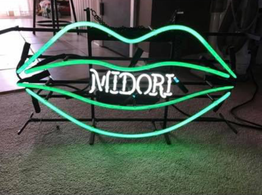 Custom Midori Liqueur Neon Sign Tube Neon Light