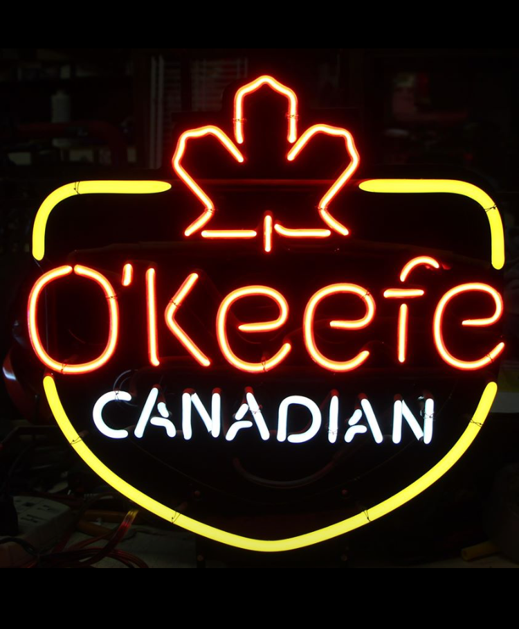 Custom O'Keefe Canadian Neon Sign Tube Neon Light