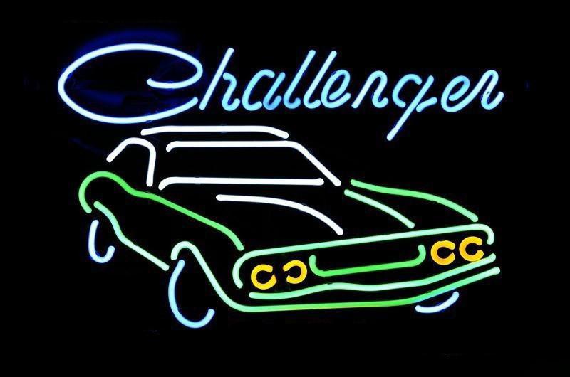 Custom Big Dodge Challenger Neon Sign Tube Neon Light